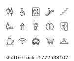 set of modern simple wayfinding ... | Shutterstock .eps vector #1772538107