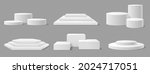 white square shaped podium... | Shutterstock .eps vector #2024717051