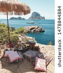 Small photo of Picnic setting by Es Vedra Ibiza