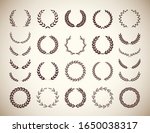 collection of different vintage ... | Shutterstock .eps vector #1650038317