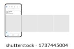 internet application on the... | Shutterstock .eps vector #1737445004