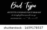 best alphabet "bad type" brush... | Shutterstock .eps vector #1659178537