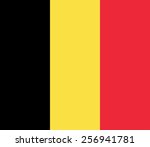 belgium flag | Shutterstock .eps vector #256941781