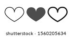 heart vector collection. love... | Shutterstock .eps vector #1560205634