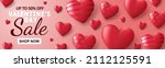 special offer valentine's day... | Shutterstock .eps vector #2112125591