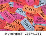 Colorful ticket background