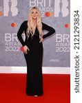 Small photo of London, United Kingdom - February 08, 2022: Emily Atack attends The BRIT Awards 2022 at The O2 Arena in London, England.