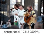 Small photo of London, United kingdom - June 15, 2023: (L to R) Howard Donald, Gary Barlow and Mark Owen of Take That attend "Greatest Days" World Premiere at Odeon Luxe Leicester Square in London, England.