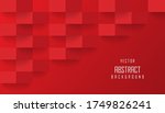 red geometric texture... | Shutterstock .eps vector #1749826241