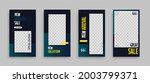 set of editable minimal square... | Shutterstock .eps vector #2003799371