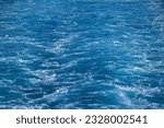 Small photo of Turgid bright blue turquoise water