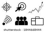 simple set of business vector... | Shutterstock .eps vector #1844668444