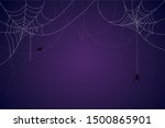 spider and cobweb background.... | Shutterstock .eps vector #1500865901
