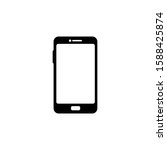 smartphone icon mobile phone... | Shutterstock .eps vector #1588425874