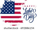 Happy Labor Day Holiday Banner...