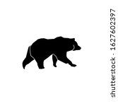 siluet bear vector eps design | Shutterstock .eps vector #1627602397