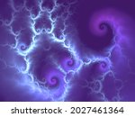 Abstract Fractal Art Background....