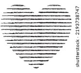 Stripe Heart Icon  Heart Of...