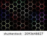 abstract colorful square frame... | Shutterstock .eps vector #2093648827