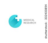 cross plus medical logo icon... | Shutterstock .eps vector #332433854