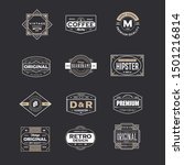 label vector logo set frame... | Shutterstock .eps vector #1501216814