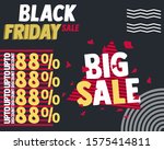 black friday sale banner layout ... | Shutterstock .eps vector #1575414811