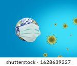 coronavirus or corona virus... | Shutterstock . vector #1628639227