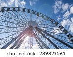 Ferris Wheel Joy Sky Clouds...