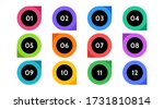 bullet points  info markers.... | Shutterstock .eps vector #1731810814