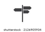 direction signpost symbols.... | Shutterstock .eps vector #2126905934