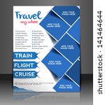 vector travel center brochure ... | Shutterstock .eps vector #141464644