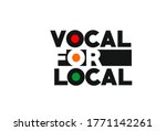 Vocal For Local Text  Vector...