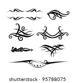 Scroll Tribal Vectors