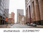 Small photo of Louisville, Kentucky, December 5, 2021: Traffic and urban life in the downtown area of Louisville, Kentucky. The population of Louisville is 1,107,000.