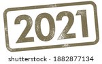 2021 eroded gold stamp with... | Shutterstock .eps vector #1882877134