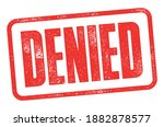 denied eroded red stamp with... | Shutterstock .eps vector #1882878577