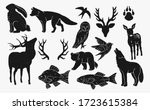 rustic nature icons   animals ... | Shutterstock .eps vector #1723615384