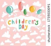 happy children's day for... | Shutterstock .eps vector #1735033091