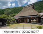 Thatched roof house in Miyama Village, popularly called 