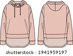 vector lounge hooded sweatshirt ... | Shutterstock .eps vector #1941959197
