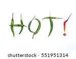 chili arrangement to assemble... | Shutterstock . vector #551951314