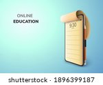 digital lecture online... | Shutterstock .eps vector #1896399187