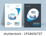 corporate book cover design... | Shutterstock .eps vector #1918656737