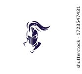 Knight Helmet Logo Icon Design...