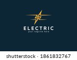 Electric Logo. Abstract Letter...