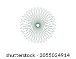 vector graphic of guilloche... | Shutterstock .eps vector #2055024914