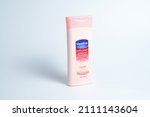 Small photo of Yogyakarta, Indonesia - Indonesia 18 2022 : Vaseline. Skin care products. body lotion.