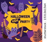 halloween card for party in... | Shutterstock .eps vector #1531361564