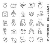   people icons line vector .... | Shutterstock .eps vector #1017833257