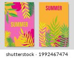 set summer cards perfect for... | Shutterstock .eps vector #1992467474